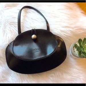 EUC Black Oxone Paris Circle Tote Bag